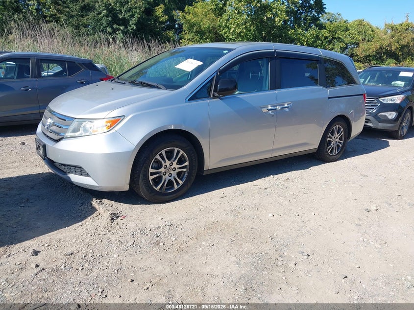 Vin: 5fnrl5h60db068472, lot: 46626441, honda odyssey ex-l 20132