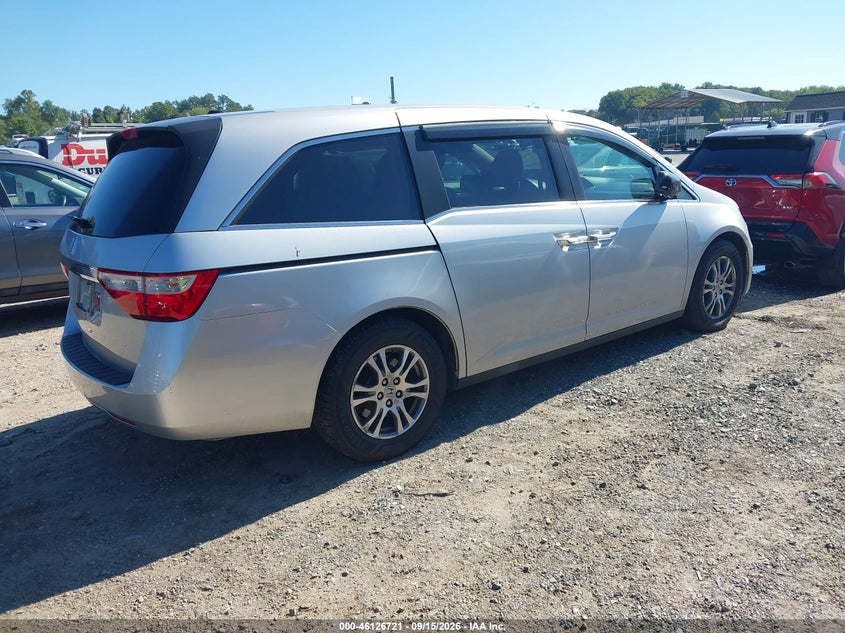 Vin: 5fnrl5h60db068472, lot: 46626441, honda odyssey ex-l 20134