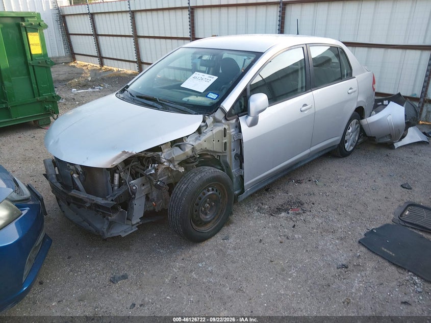 Vin: 3n1bc1ap5al466919, lot: 46626442, nissan versa 1.8s 20102