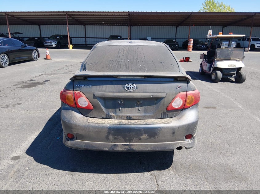 TOYOTA COROLLA 2009 VIN 1NXBU40E69Z146968
