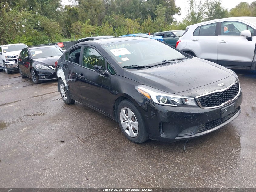 Vin: 3kpfk4a77he077975, lot: 46626479, kia forte lx 20171