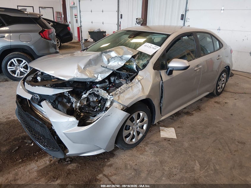 Vin: 5yfepmaexmp157761, lot: 46626480, toyota corolla le 20212