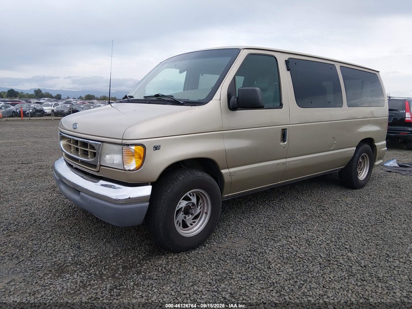 2000 Ford Econoline, Left Rear, IAAI, VIN 1FDRE14L2YHB54625 — photo 2