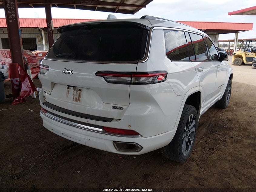 Vin: 1c4rjkdg4n8536126, lot: 46626510, jeep grand cherokee l overland 4x4 20224