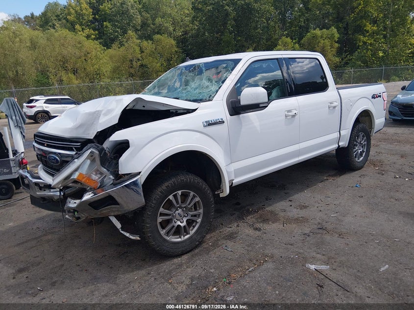 Vin: 1ftew1e56kkd30862, lot: 46626512, ford f-150 lariat 20192