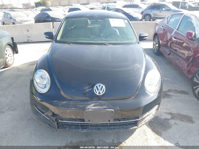 VOLKSWAGEN BEETLE 2013 VIN 3VWJL7AT9DM657182