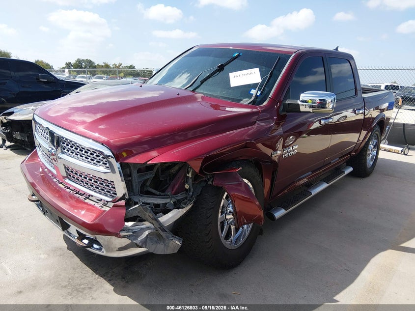 Vin: 1c6rr7nt1hs567009, lot: 46626523, ram 1500 laramie  4x4 5'7 box 20172