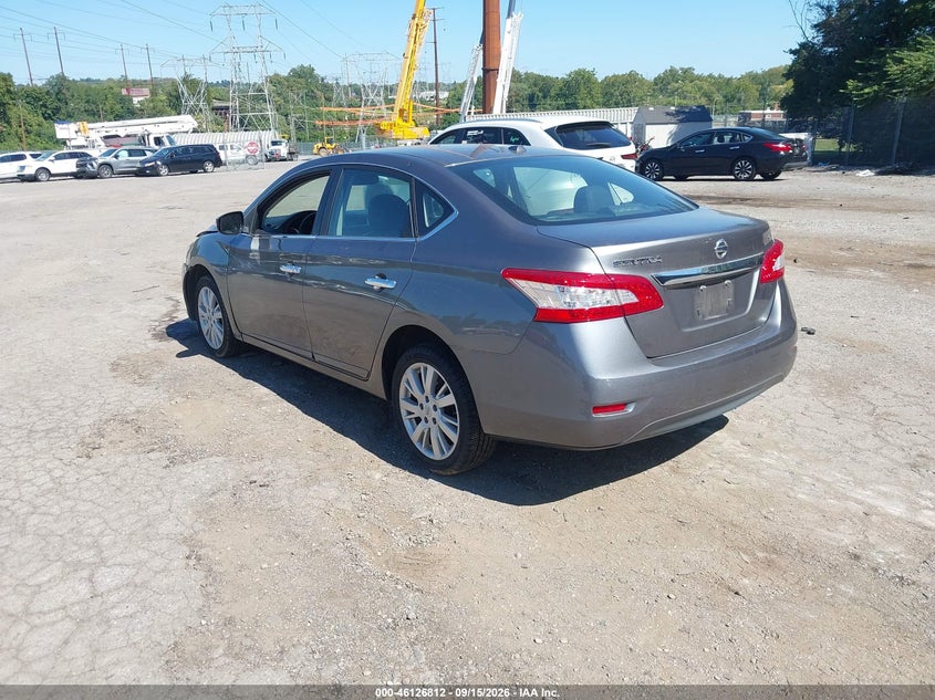 Vin: 3n1ab7ap6fy353251, lot: 46626532, nissan sentra sl 20153