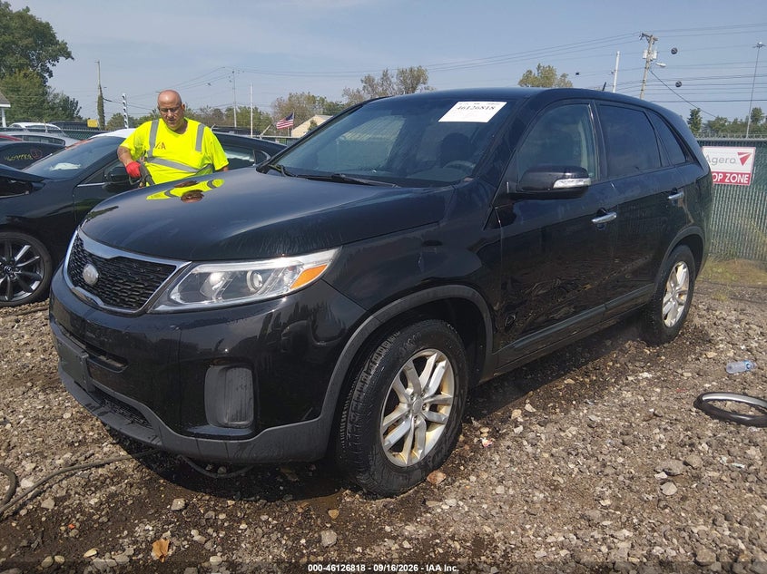 Vin: 5xyktca65fg558594, lot: 46626538, kia sorento lx 20152