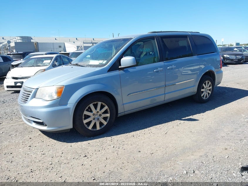 Vin: 2c4rc1bg6dr770083, lot: 46626539, chrysler town & country touring 20132