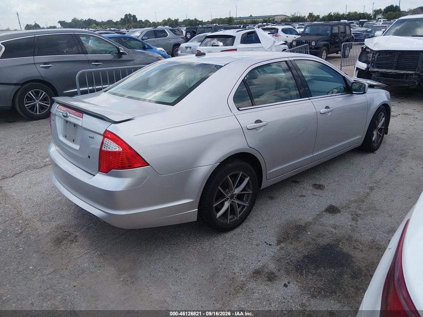 Vin: 3fahp0ha7br190657, lot: 46626541, ford fusion se 20114