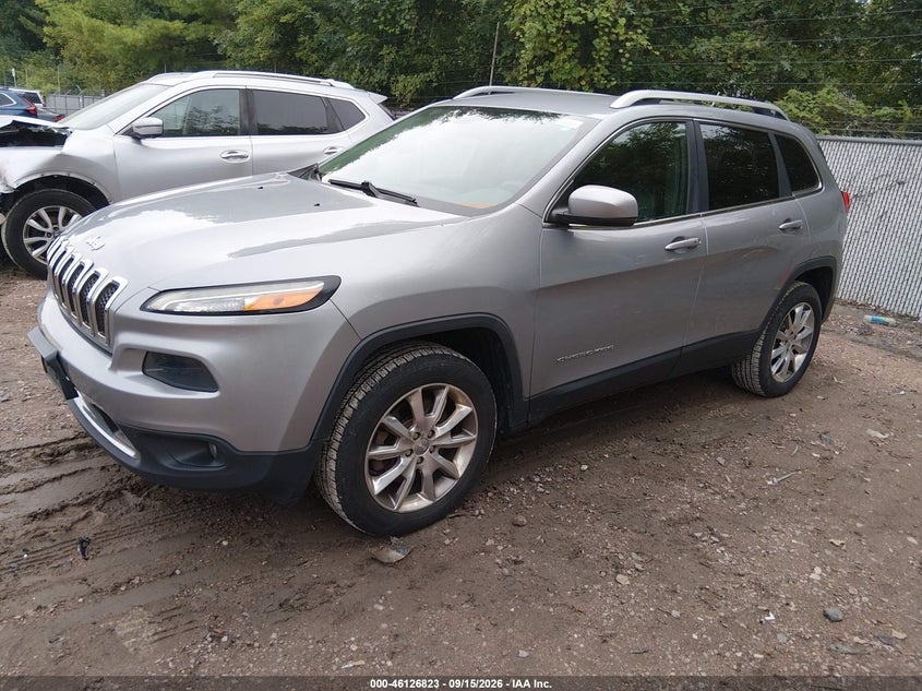 2014 Jeep Cherokee, Unknown, IAAI, VIN 1C4PJMDS8EW150022 — photo 2