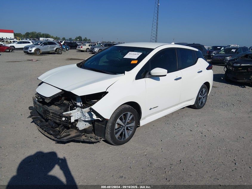 Vin: 1n4bz1cpxkc316686, lot: 46626554, nissan leaf s plus 20192