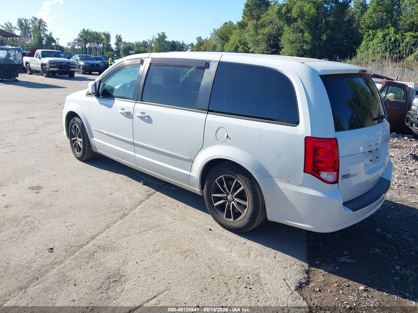 Vin: 2c4rdgbg5gr124831, lot: 46626560, dodge grand caravan se plus 20163