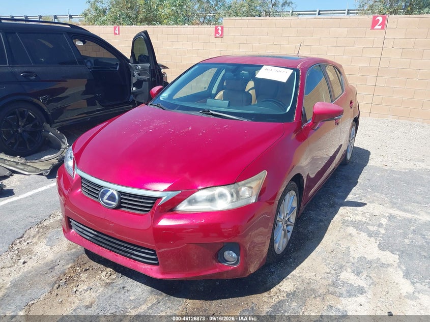Vin: jthkd5bh0c2088293, lot: 46626593, lexus ct 200h premium 20122