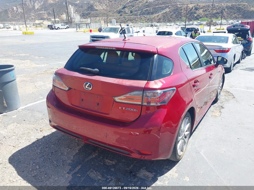 Vin: jthkd5bh0c2088293, lot: 46626593, lexus ct 200h premium 20124