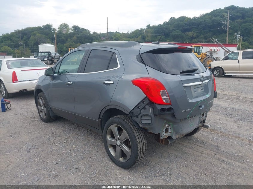 Vin: kl4cjfsb5db211551, lot: 46626601, buick encore convenience 20133