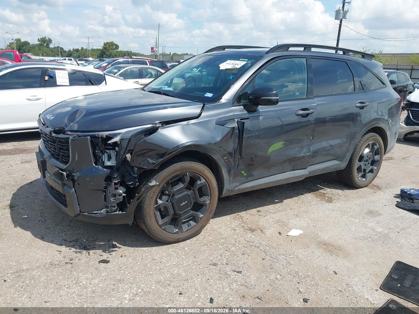 Vin: 5xyrhdjf2rg261146, lot: 46626602, kia sorento x-line ex 20242
