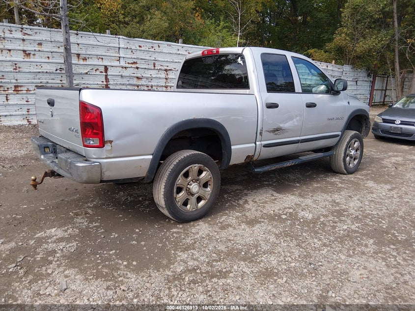 DODGE RAM 2500 2005 VIN 3D7KS28D75G746573