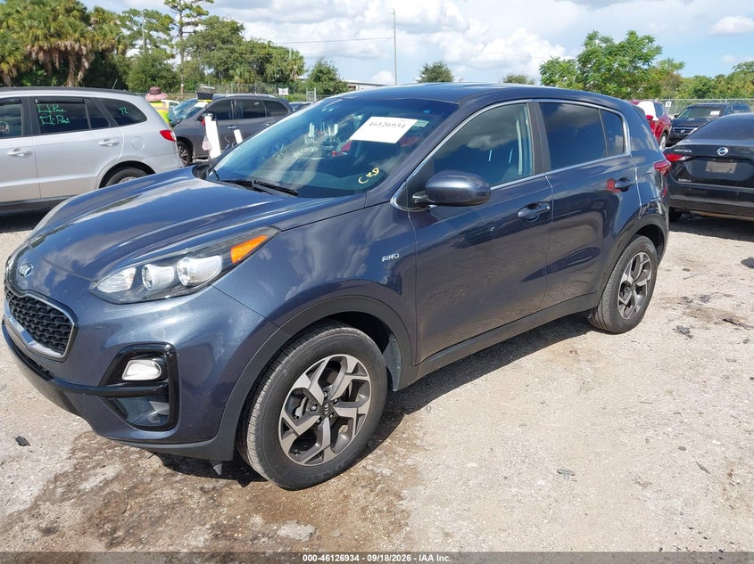 Vin: kndpmcac7l7734112, lot: 46626654, kia sportage lx 20202