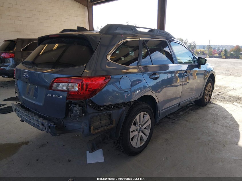 Vin: 4s4bsafc2j3320488, lot: 46626659, subaru outback 2.5i premium 20184