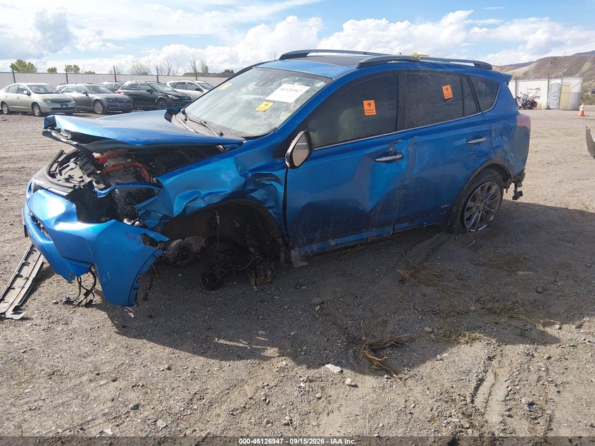 Vin: jtmdjrev4jd194677, lot: 46626667, toyota rav4 hybrid limited 20182
