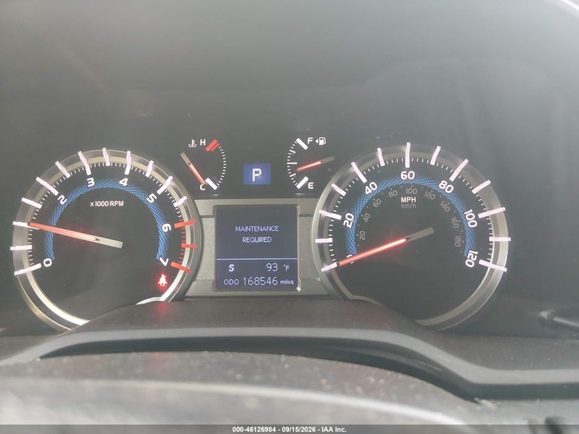 TOYOTA 4RUNNER 2016 VIN JTEBU5JR7G5331710