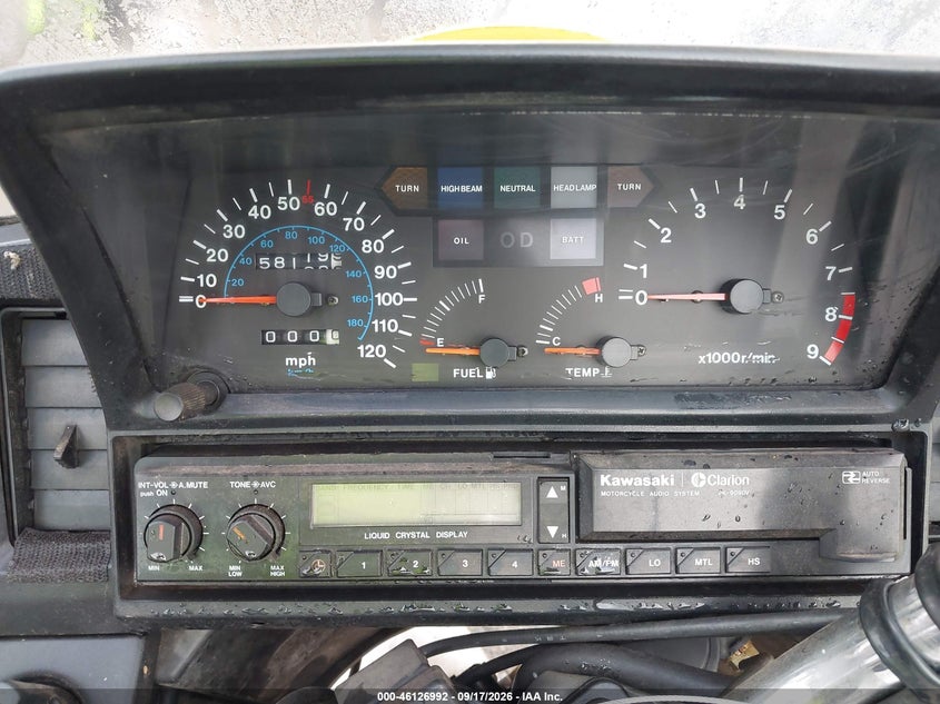 1988 KAWASAKI ZG1200 auction photo 7