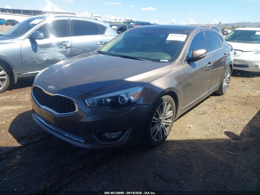 2014 Kia Cadenza, Normal Wear & Tear, IAAI, VIN KNALN4D73E5134618 — photo 2