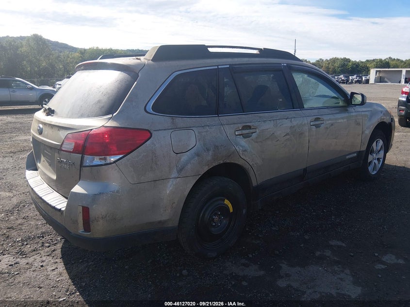 Vin: 4s4brblc3a3310316, lot: 46626740, subaru outback 2.5i limited 20104