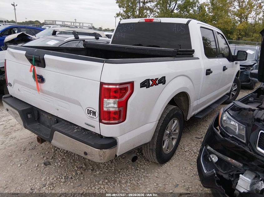 Vin: 1ftew1ep0jkf06451, lot: 46626757, ford f-150 xlt 20184