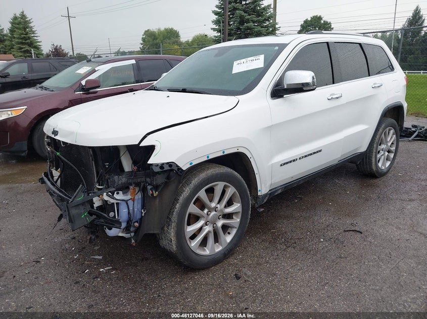 2017 Jeep Grand Cherokee Limited, Front End, IAAI, VIN 1C4RJFBG4HC762646 — photo 2