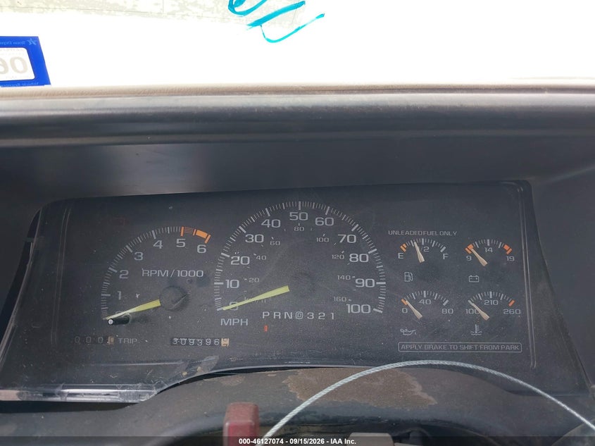 CHEVROLET GMT-400 1995 VIN 2GCEC19K6S1260661