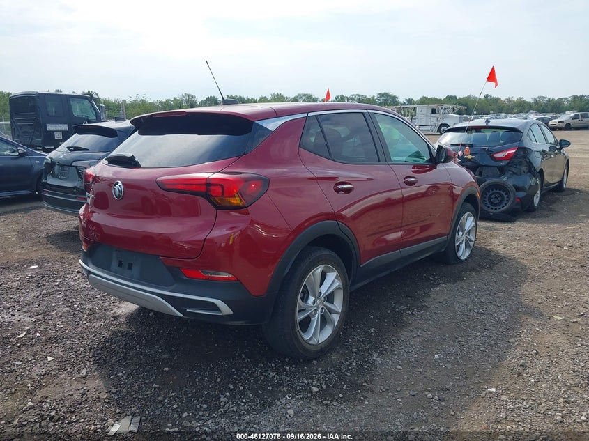 Vin: kl4mmcsl7mb143966, lot: 46626798, buick encore gx awd preferred 20214