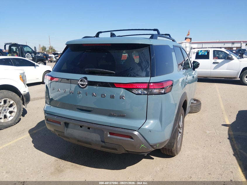 Vin: 5n1dr3ce1tc201050, lot: 46626814, nissan pathfinder sl 20264