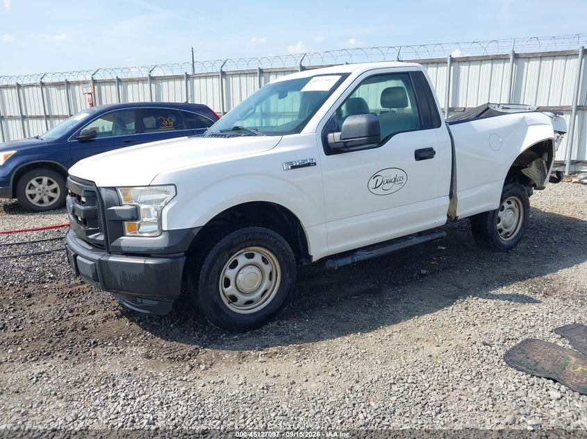 Vin: 1ftmf1cf1gfb29751, lot: 46626817, ford f-150 xl 20162