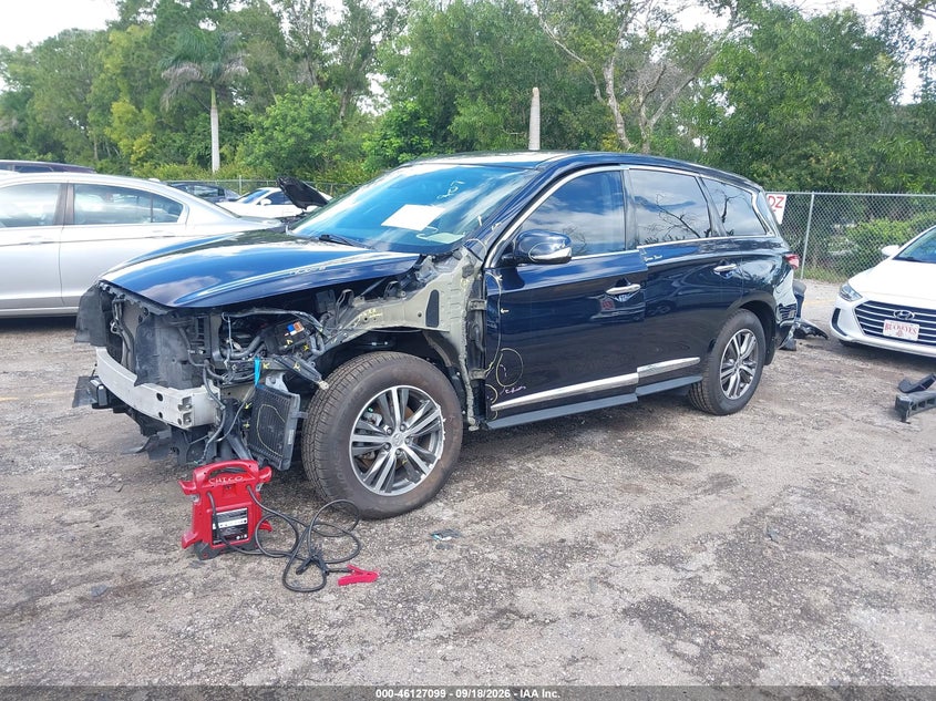 Vin: 5n1dl0mn4kc568733, lot: 46626819, infiniti qx60 pure 20192
