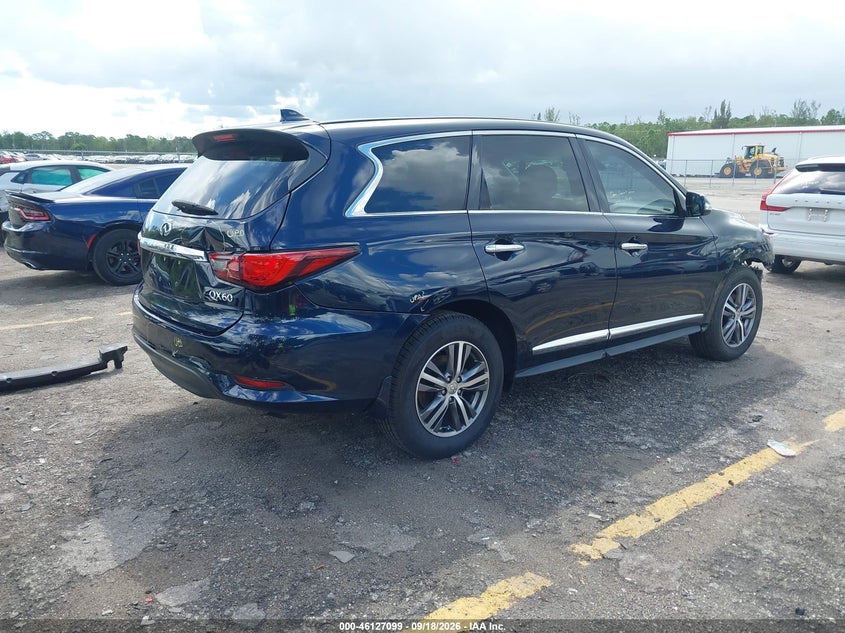 Vin: 5n1dl0mn4kc568733, lot: 46626819, infiniti qx60 pure 20194