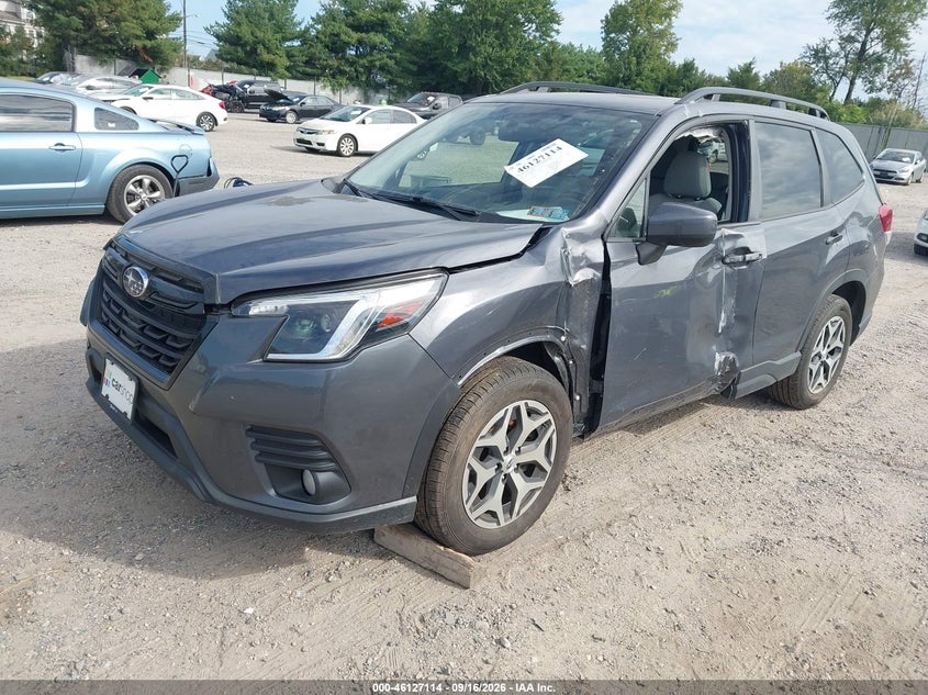 Vin: jf2skaec4nh462776, lot: 46626834, subaru forester premium 20222