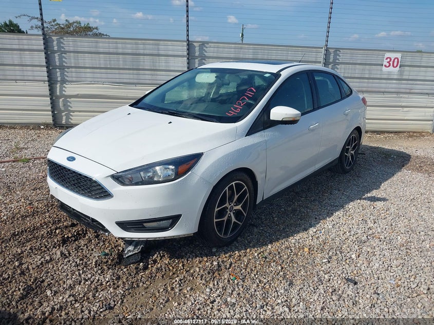 Vin: 1fadp3h20hl256367, lot: 46626837, ford focus sel 20172