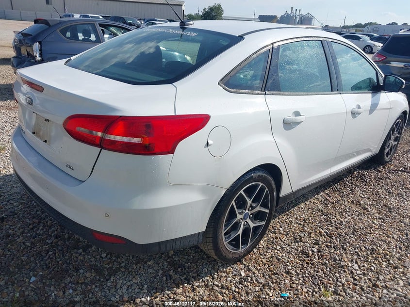 Vin: 1fadp3h20hl256367, lot: 46626837, ford focus sel 20174