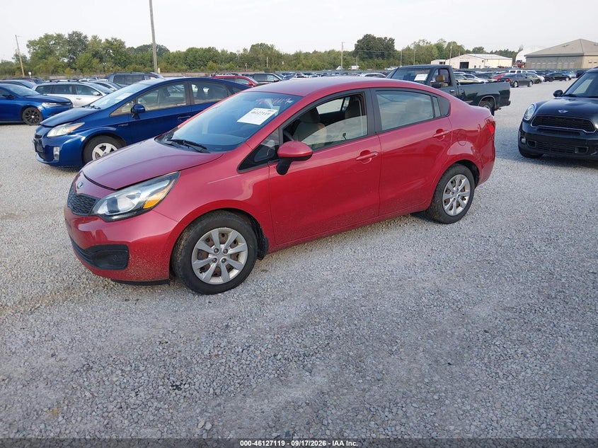 Vin: knadm4a36f6527887, lot: 46626839, kia rio lx 20152