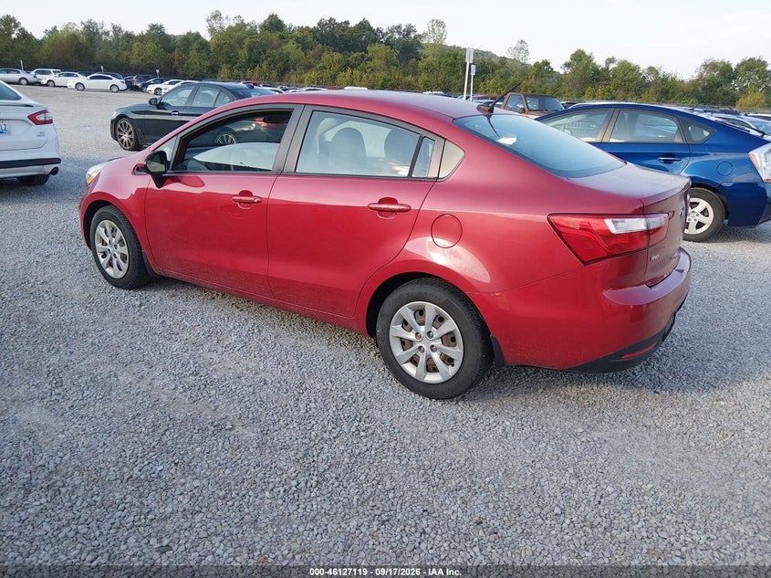 Vin: knadm4a36f6527887, lot: 46626839, kia rio lx 20153