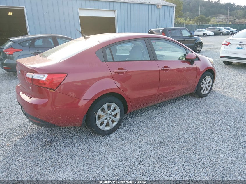 Vin: knadm4a36f6527887, lot: 46626839, kia rio lx 20154