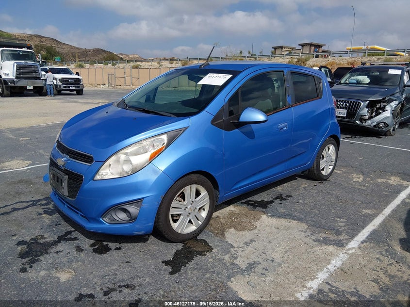 Vin: kl8cb6s94ec582172, lot: 46626895, chevrolet spark ls auto 20142