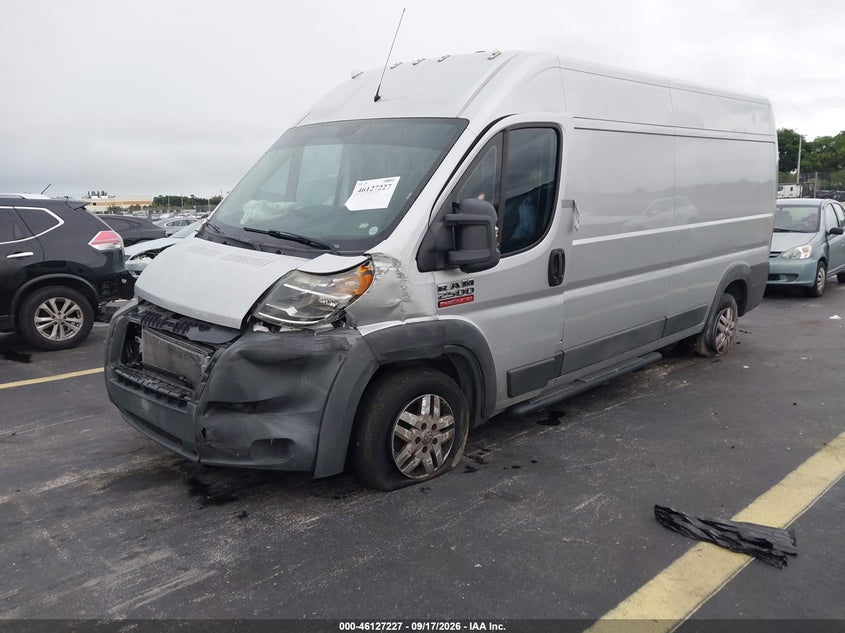 Vin: 3c6trvdg9fe513813, lot: 46626948, ram promaster 2500 high roof 20152
