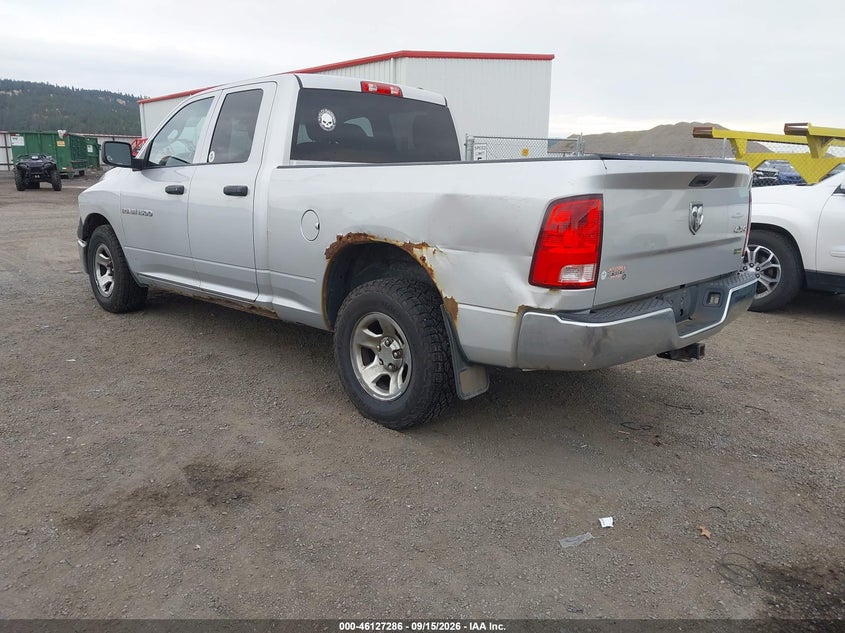 Vin: 1c6rd7fp0cs111057, lot: 46627007, ram 1500 st 20123