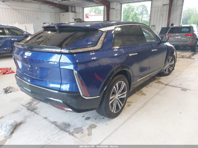 Vin: 1gykpsrk5rz131285, lot: 46627015, cadillac lyriq luxury w/1se 20244