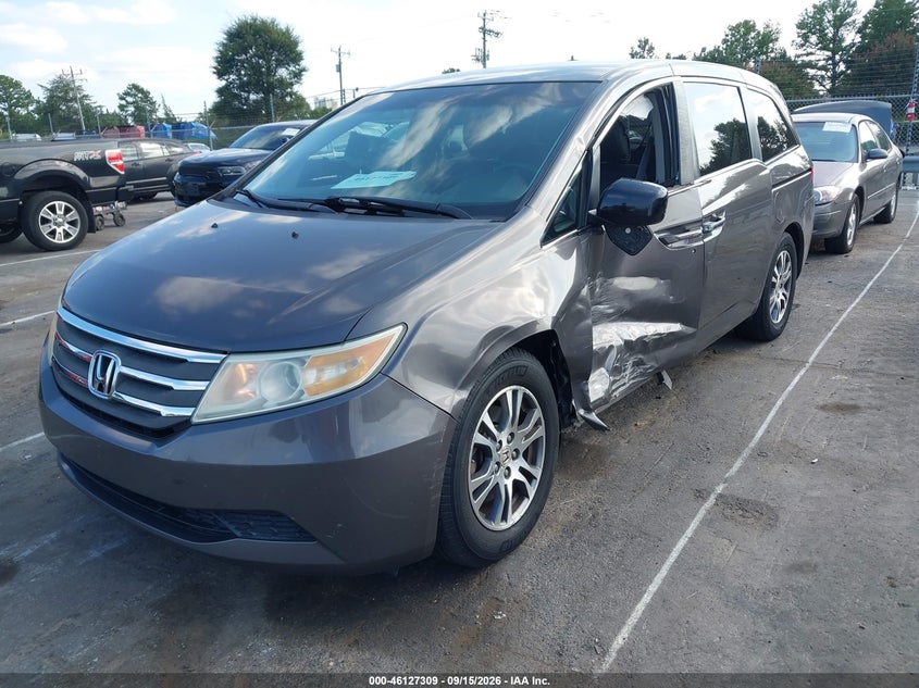Vin: 5fnrl5h41bb081968, lot: 46627029, honda odyssey ex 20112