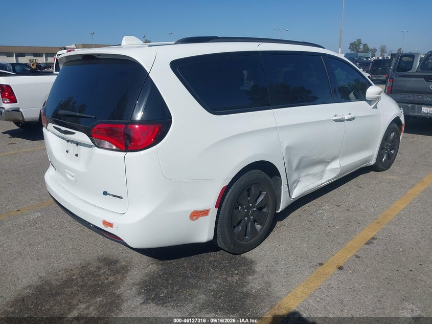 Vin: 2c4rc1l74lr196211, lot: 46627036, chrysler pacifica hybrid touring l 20204